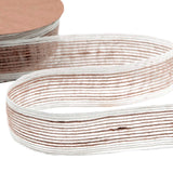 25mm Natural White Rustic Jute Ribbon