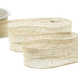 nastro in juta rustico 40 mm beige