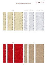 Rustic Lamé 40 mm with Stitching Gold