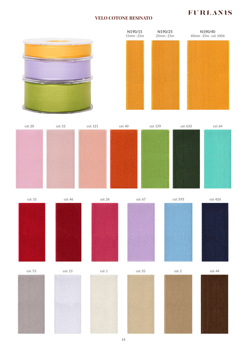 40 mm green resin cotton veil