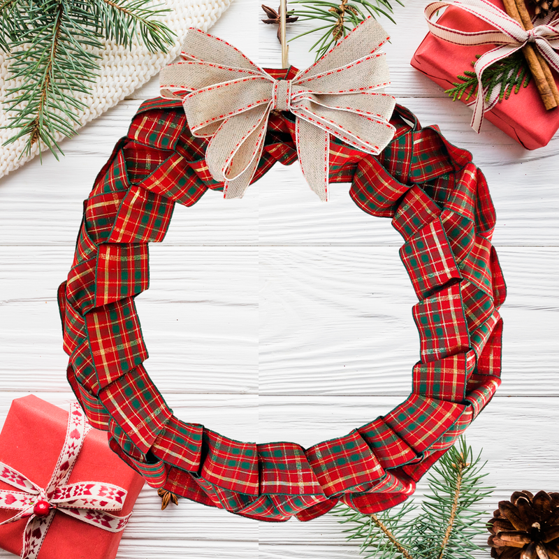 Woven Ribbon Garland