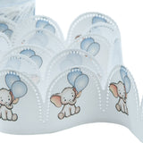 Margherita Portaconfetti 50 mm Stampa Balloon Elefante Azzurro