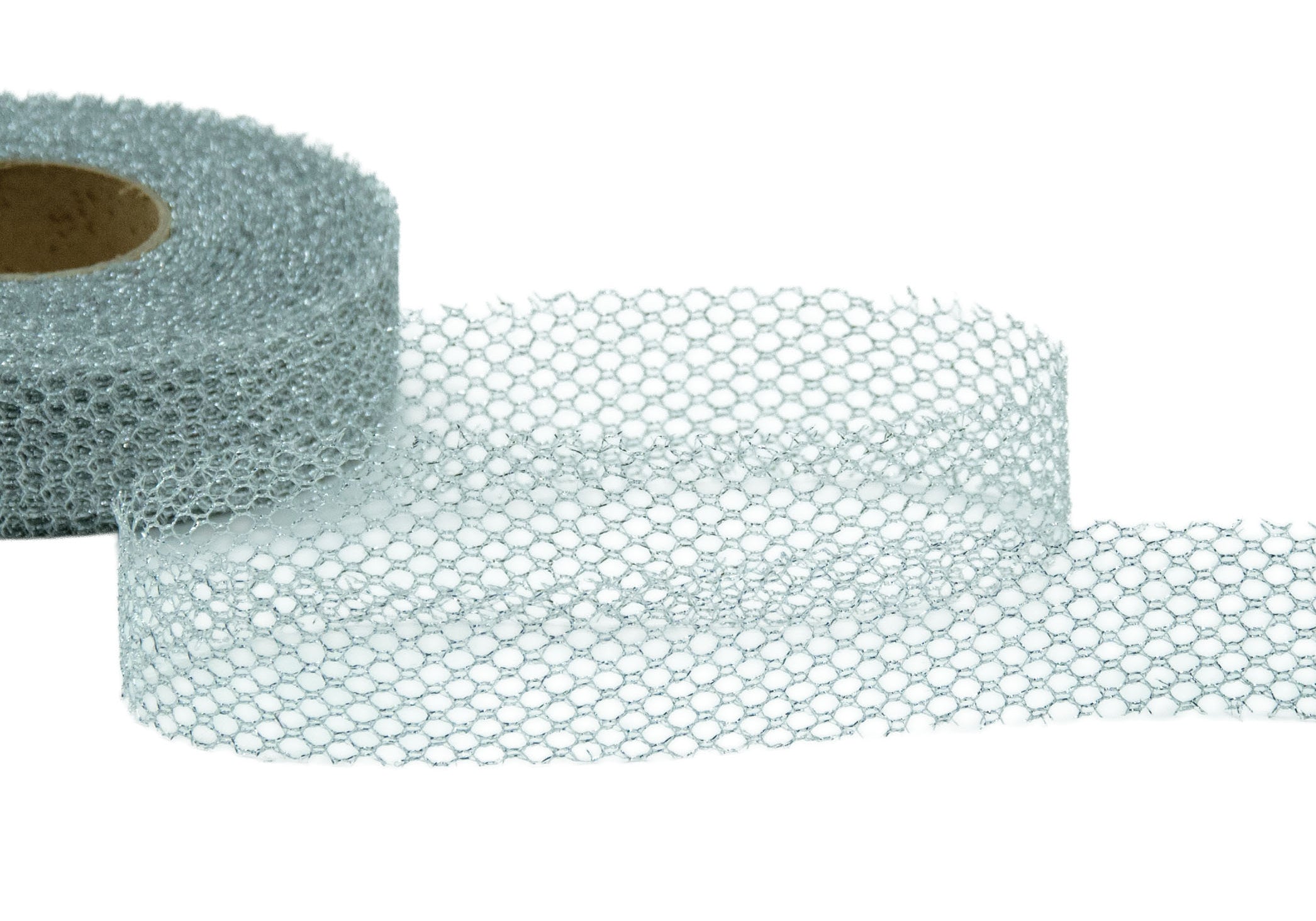 retina lurex 25 mm argento
