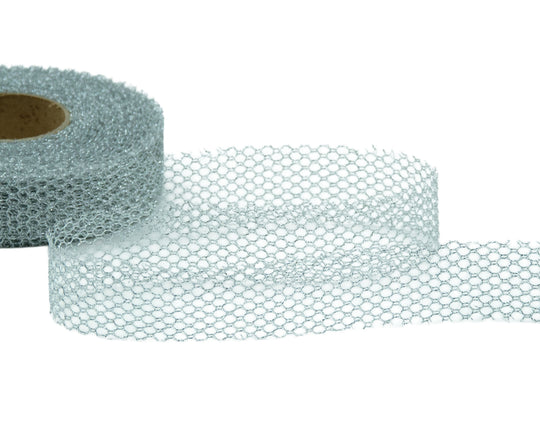 retina lurex 25 mm argento