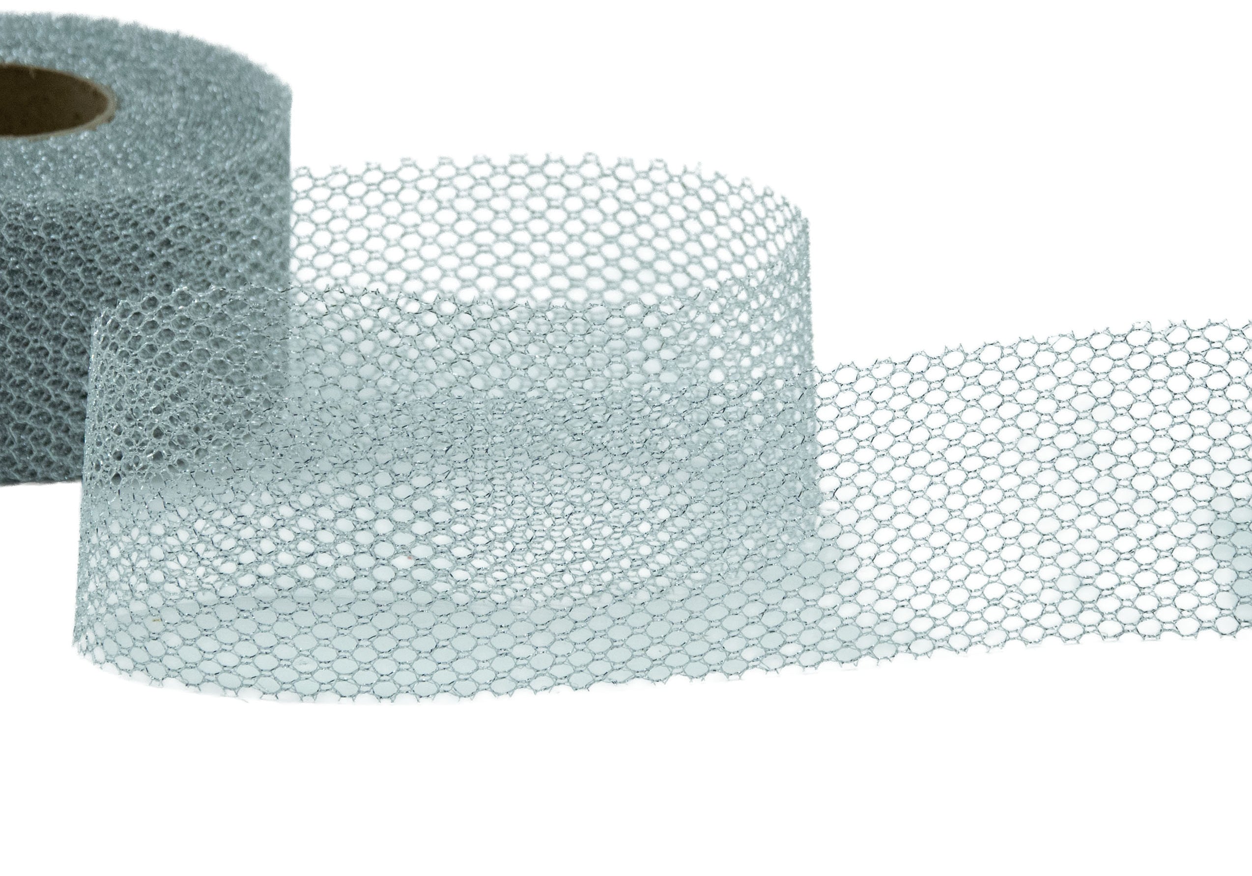 retina lurex 50 mm argento