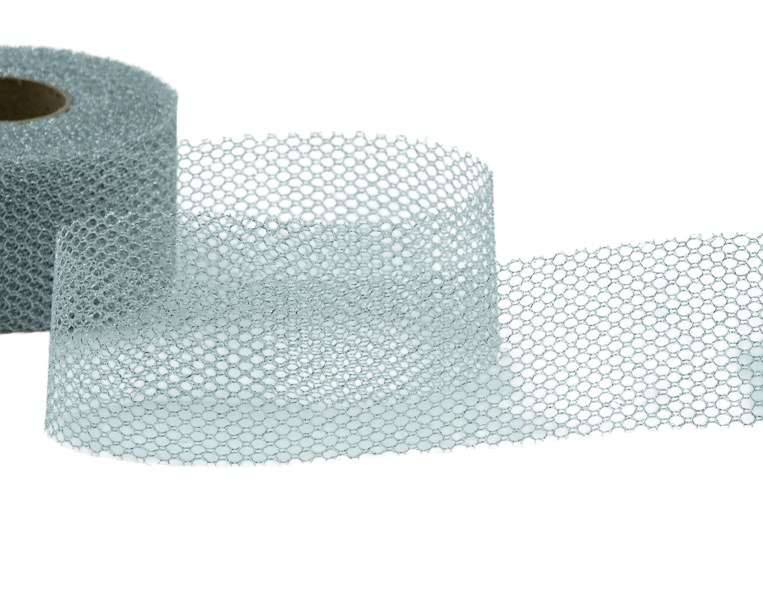 retina lurex 50 mm argento
