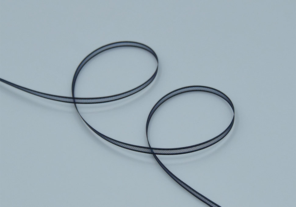 velo bordi raso 3 mm blu notte