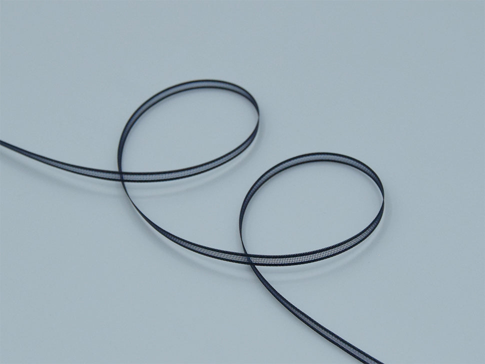 velo bordi raso 3 mm blu notte