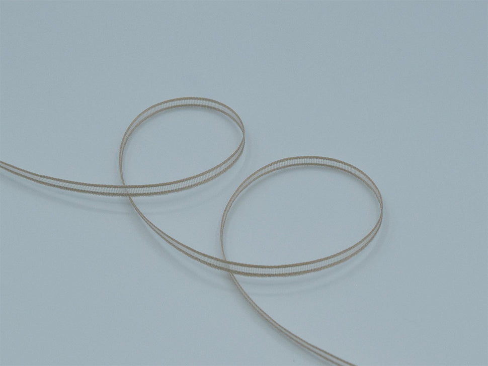 velo bordi raso 3 mm beige chiaro