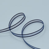 velo bordi raso 6 mm blu notte