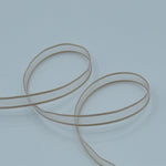 velo bordi raso 6 mm beige chiaro