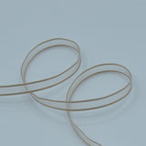 velo bordi raso 6 mm beige chiaro