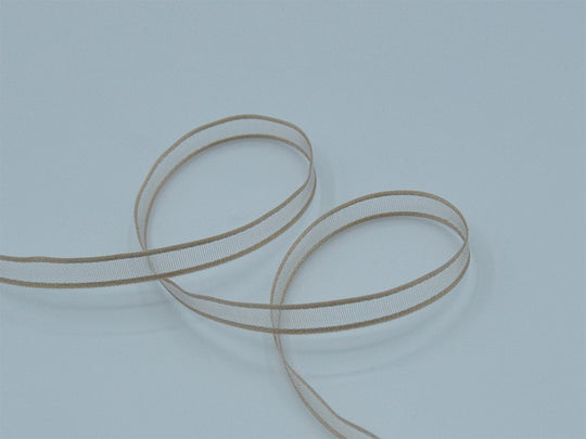 velo bordi raso 6 mm beige chiaro