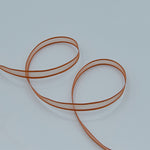 velo bordi raso 6 mm arancio scuro