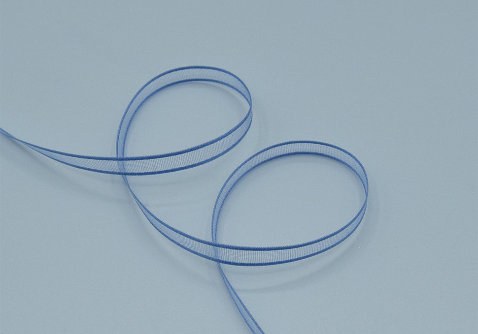 velo bordi raso 6 mm lavanda