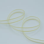 velo bordi raso 10 mm giallo chiaro