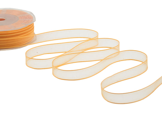 velo bordi raso 15 mm arancio becco d'oca