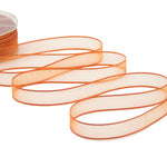 velo bordi raso 15 mm arancio scuro