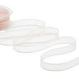 velo bordi raso 15 mm rosa cipria