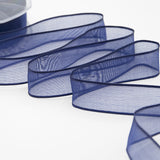 velo bordi rame 25 mm blu scuro