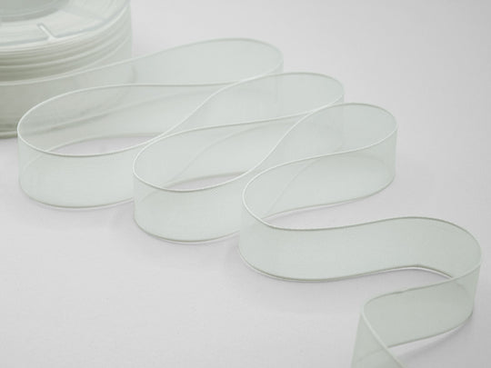 velo bordi raso 25 mm bianco ottico