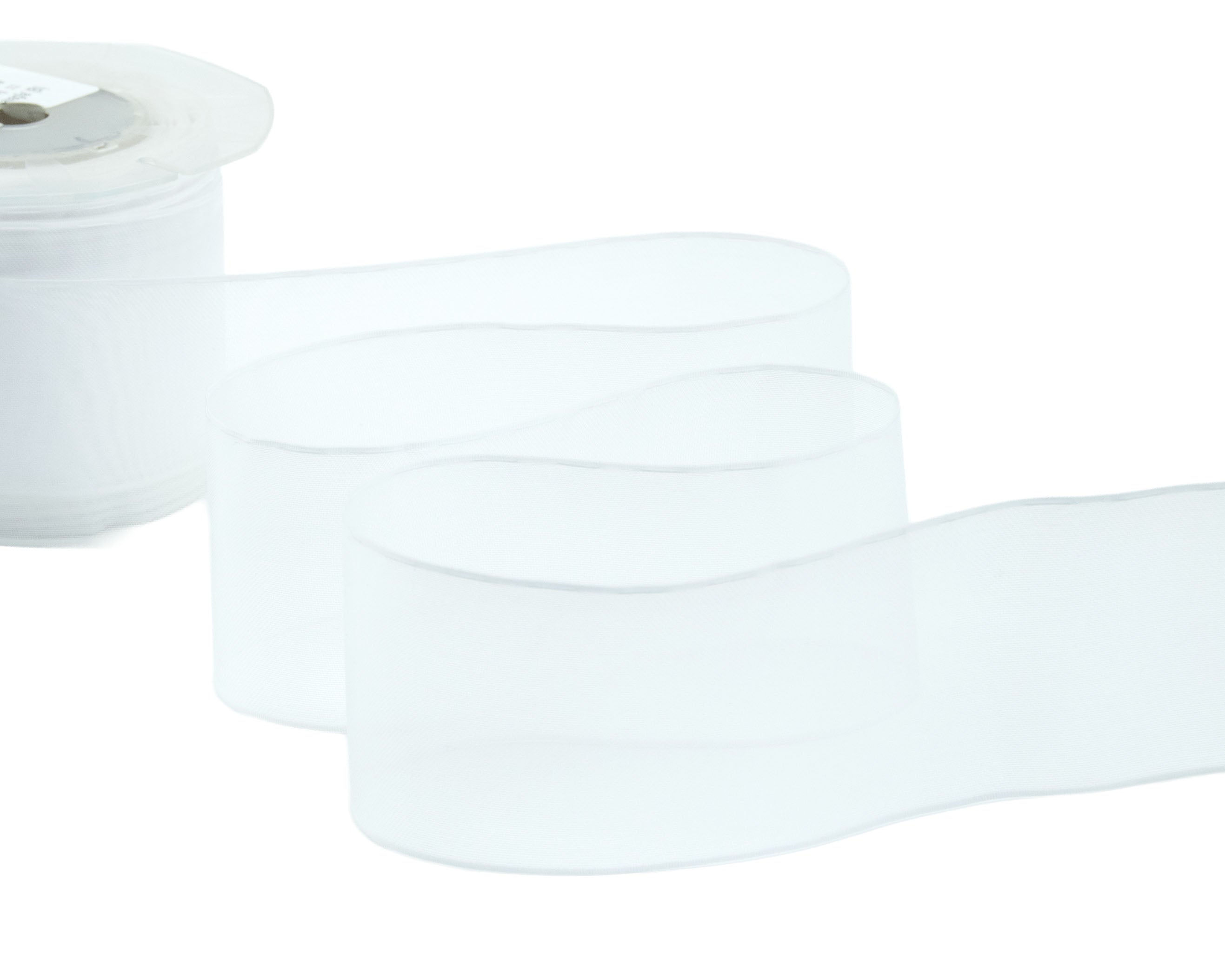 velo coccarda 50 mm bianco ottico
