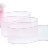 velo coccarda 50 mm rosa baby