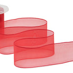 velo coccarda 50 mm rosso