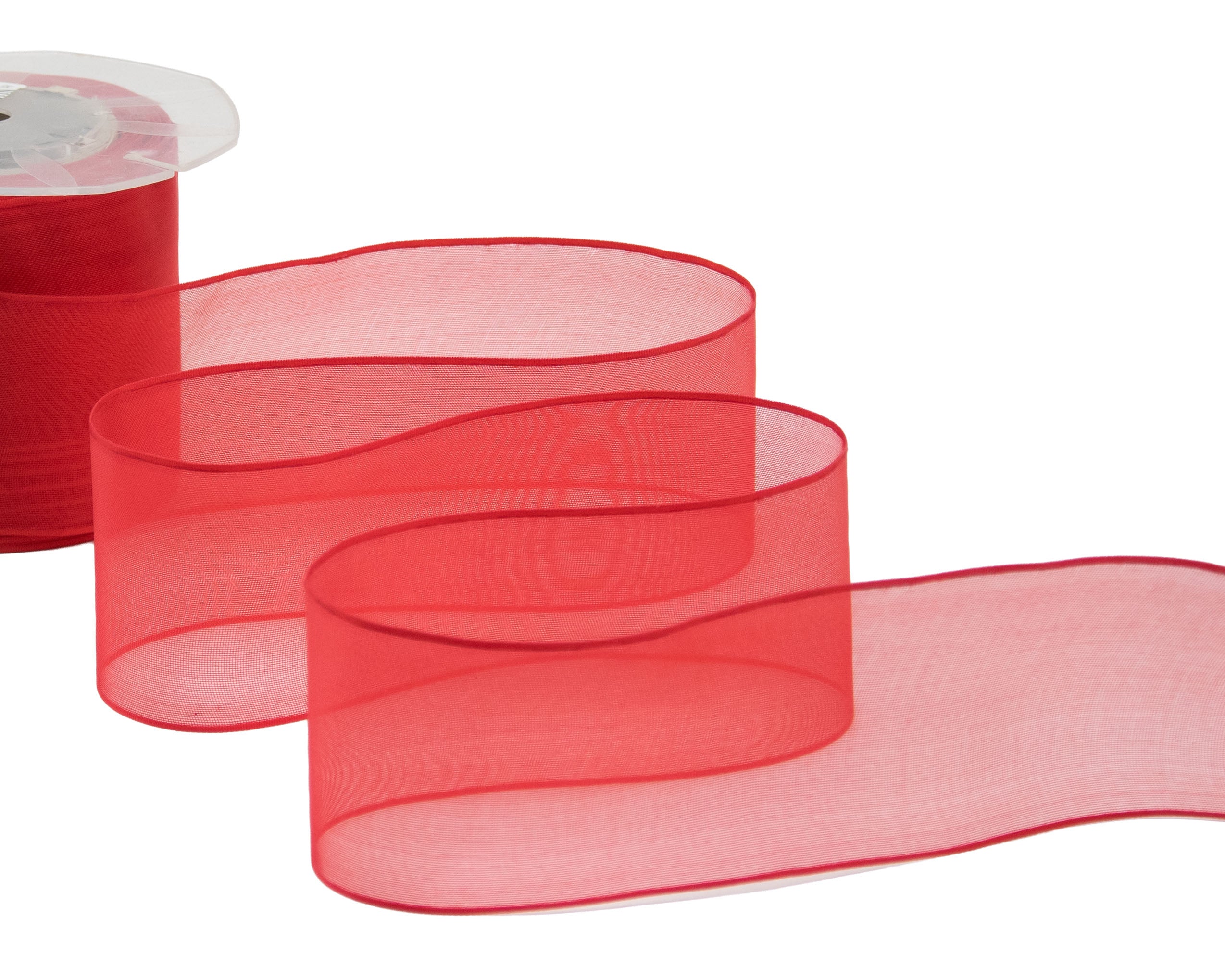 velo coccarda 50 mm rosso