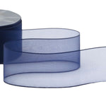 velo coccarda 50 mm blu scuro