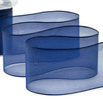 velo bordi rame 70 mm blu scuro