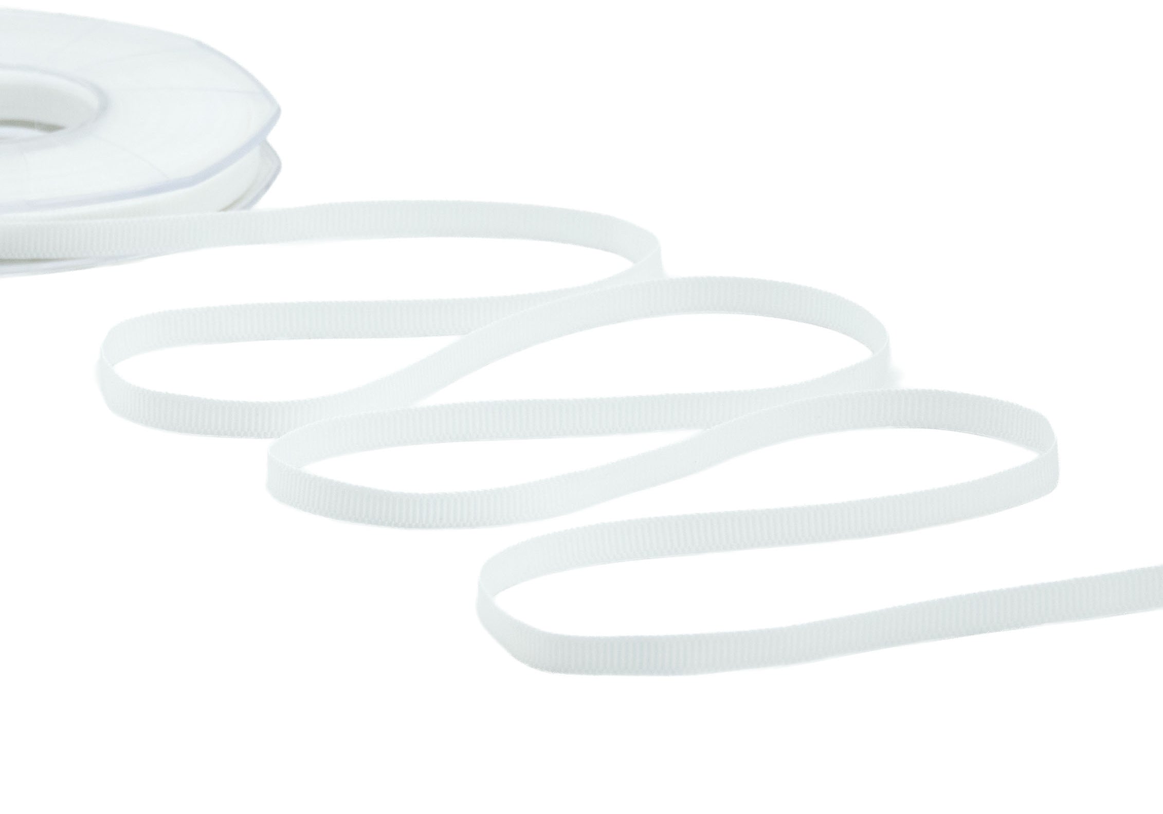 gros grain 6 mm bianco naturale