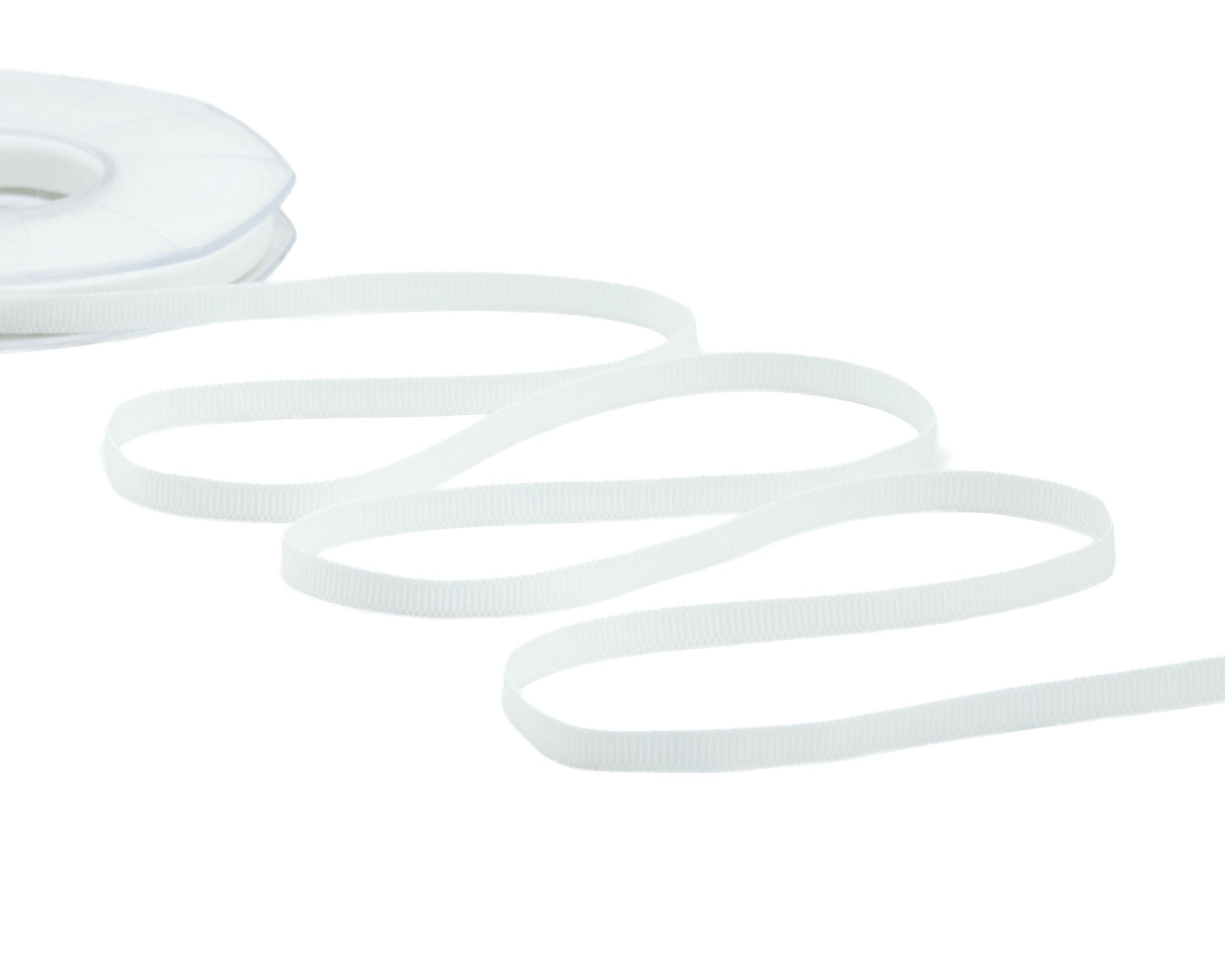gros grain 6 mm bianco naturale