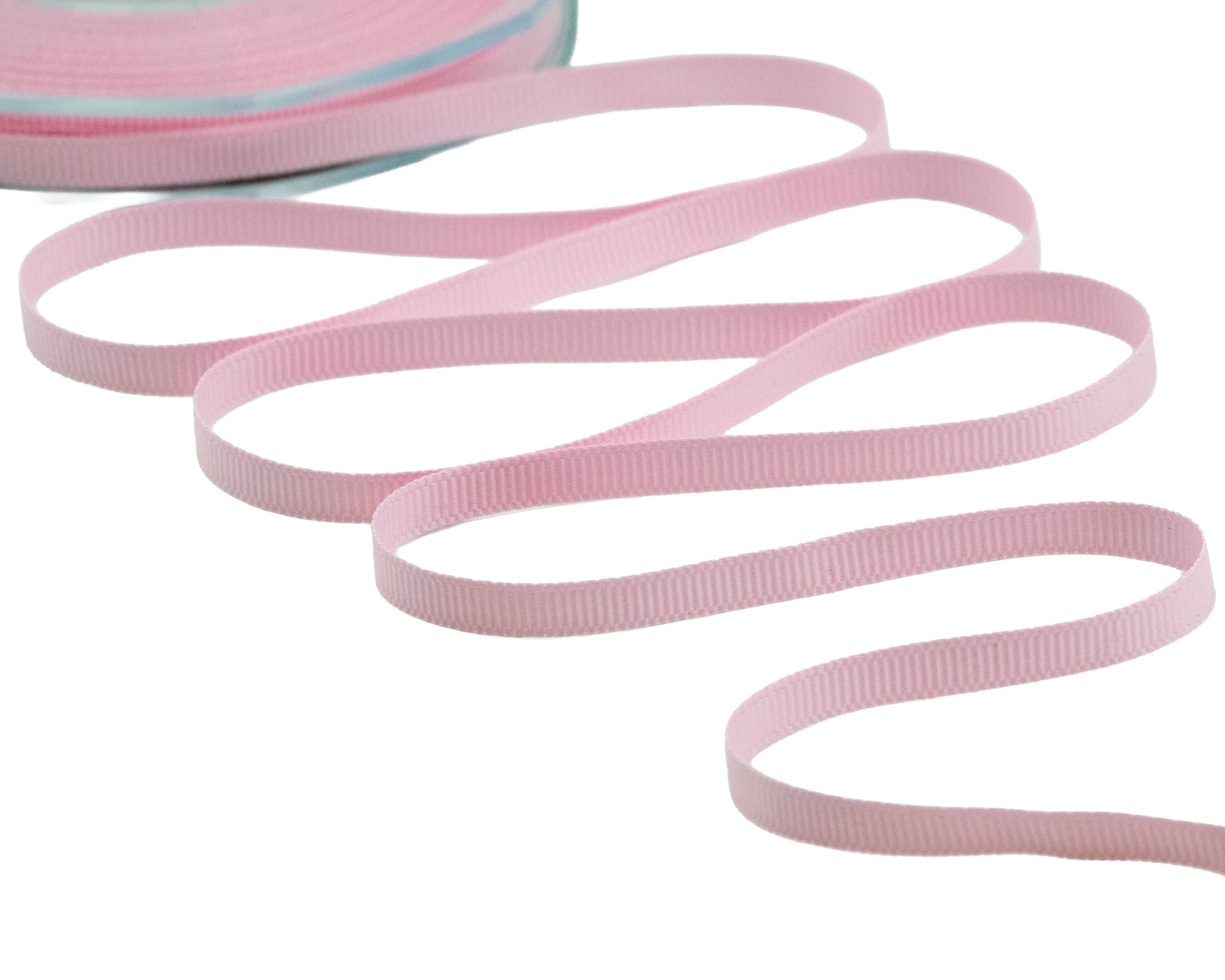 gros grain 6 mm rosa baby
