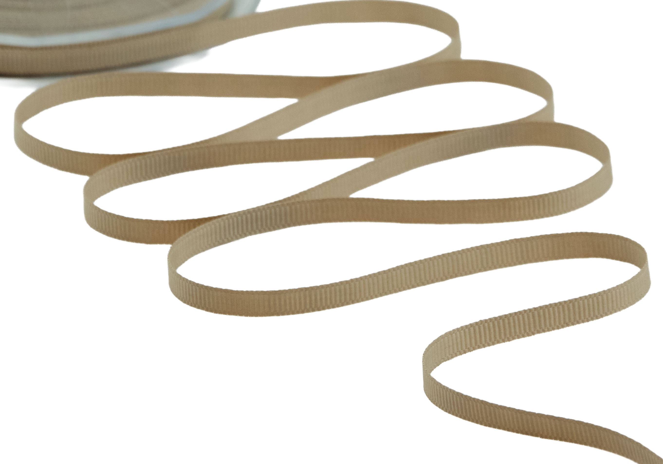 gros grain 6 mm beige