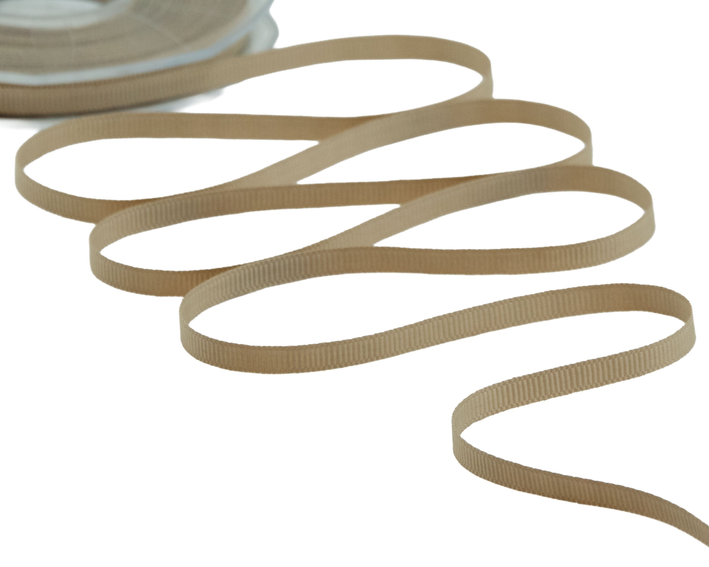 gros grain 6 mm beige