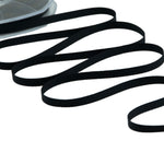 gros grain 6 mm nero