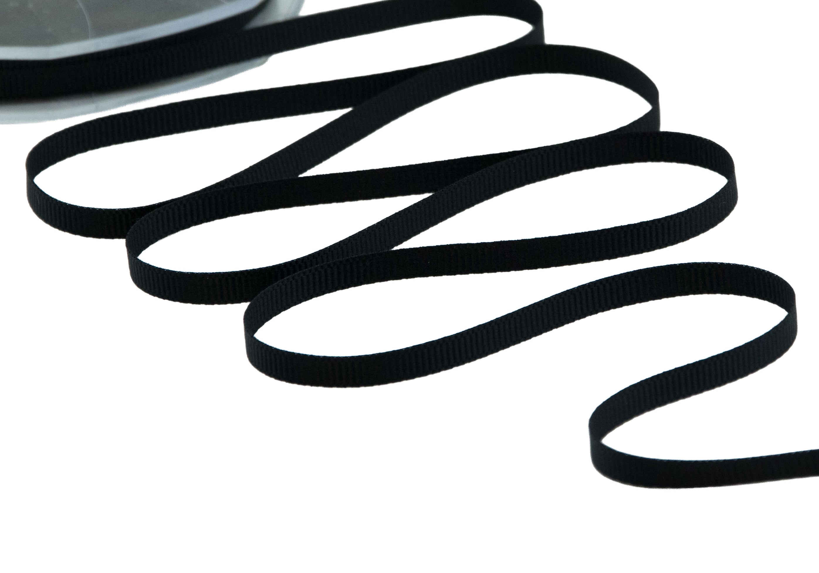 gros grain 6 mm nero