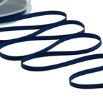 gros grain 6 mm blu scuro