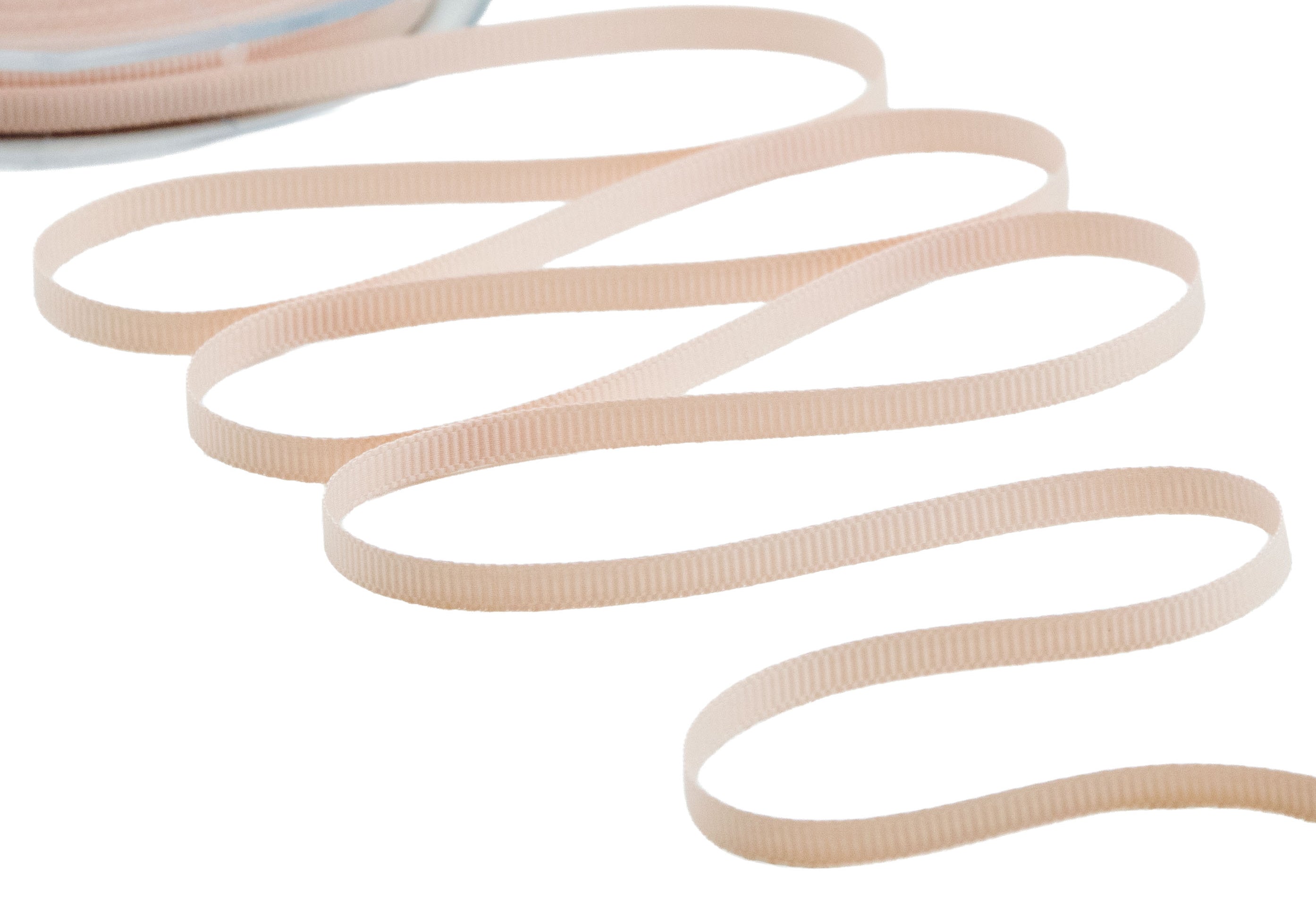 gros grain 6 mm rosa cipria