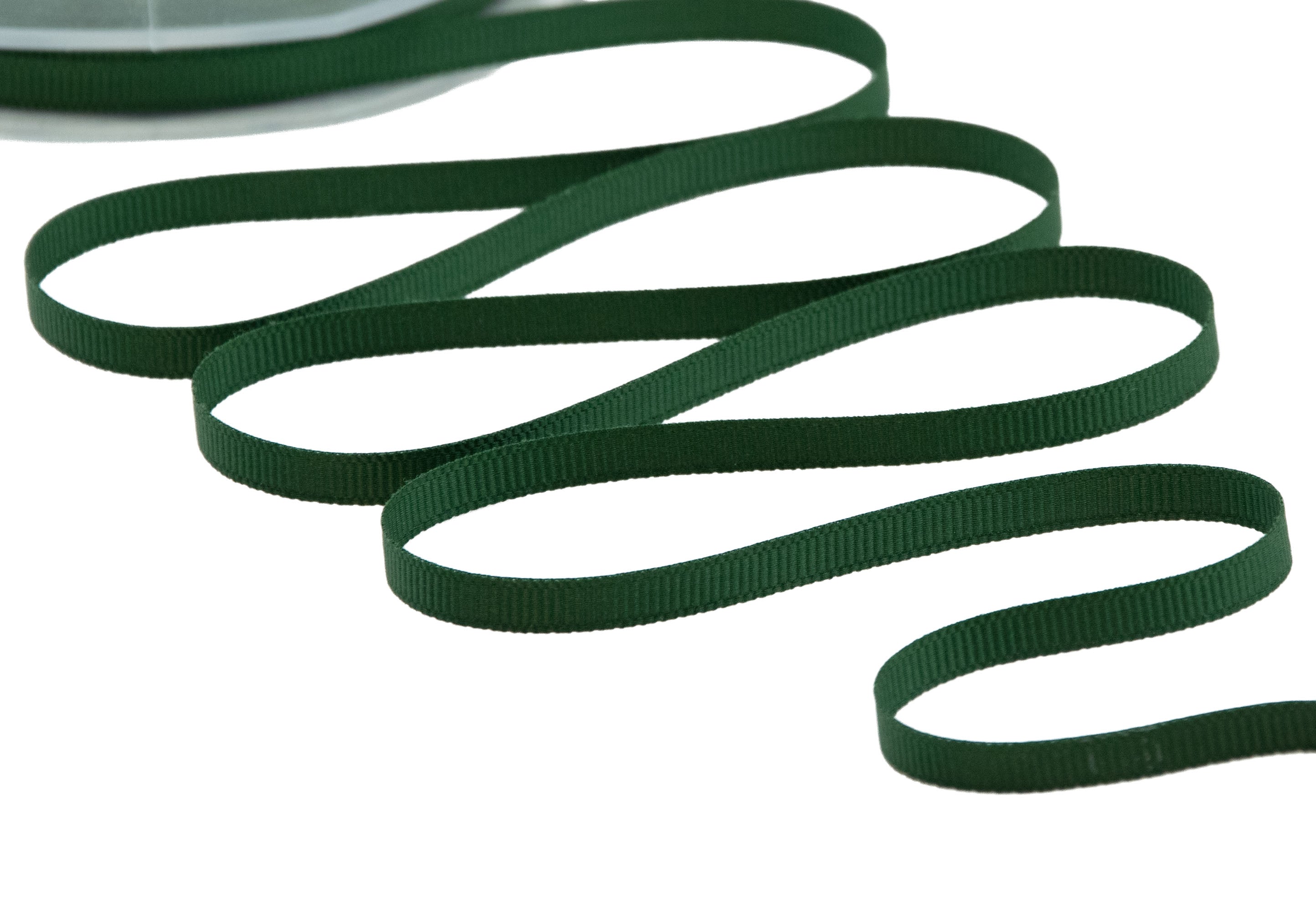 gros grain 6 mm verde inglese