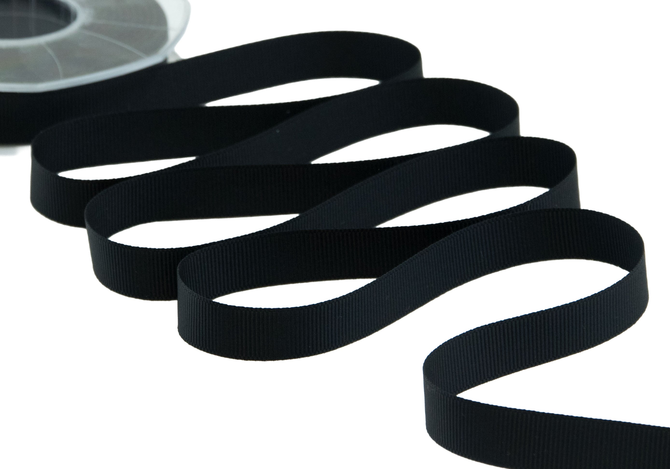 gros grain 15 mm nero