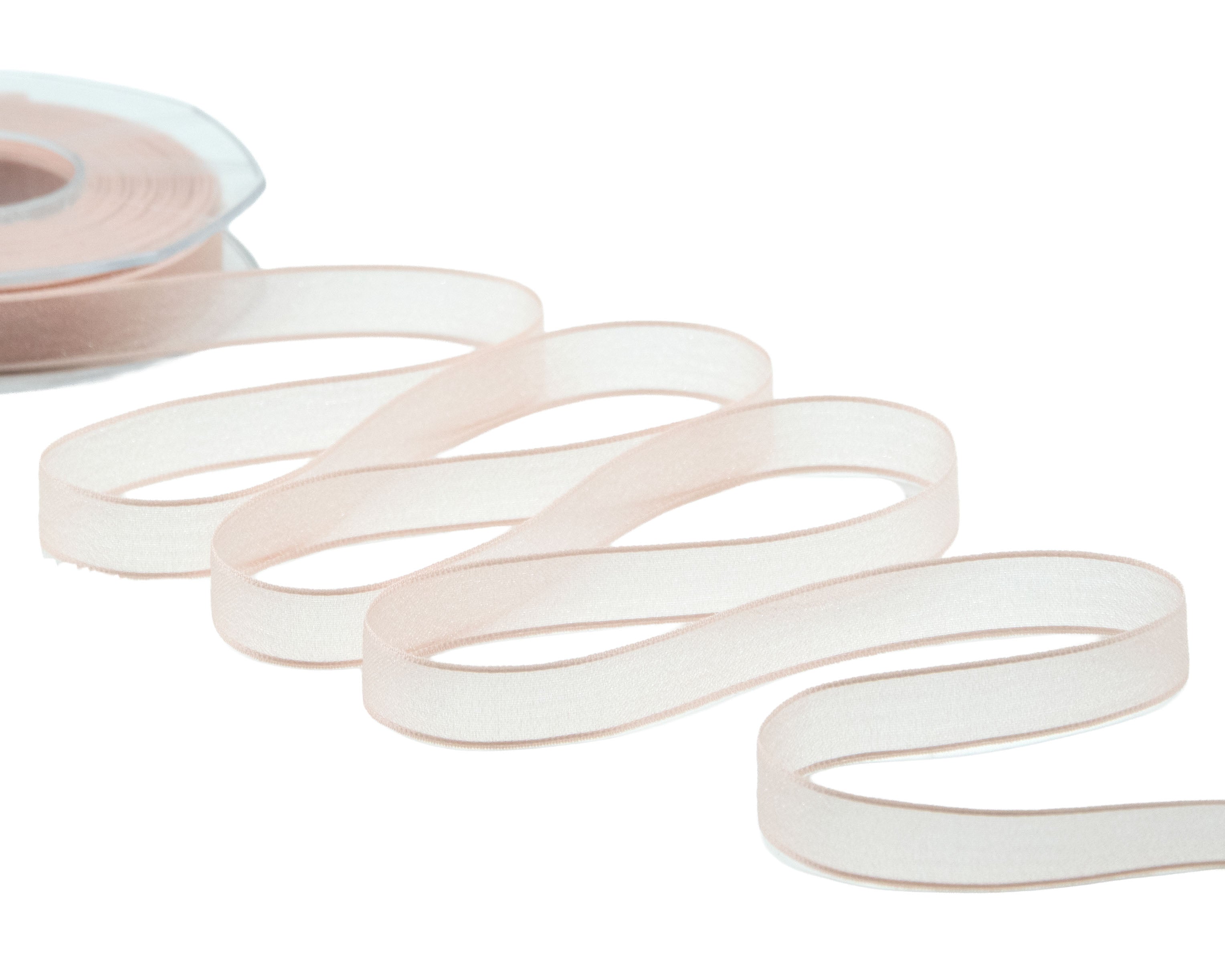 velo luminoso 15 mm rosa cipria