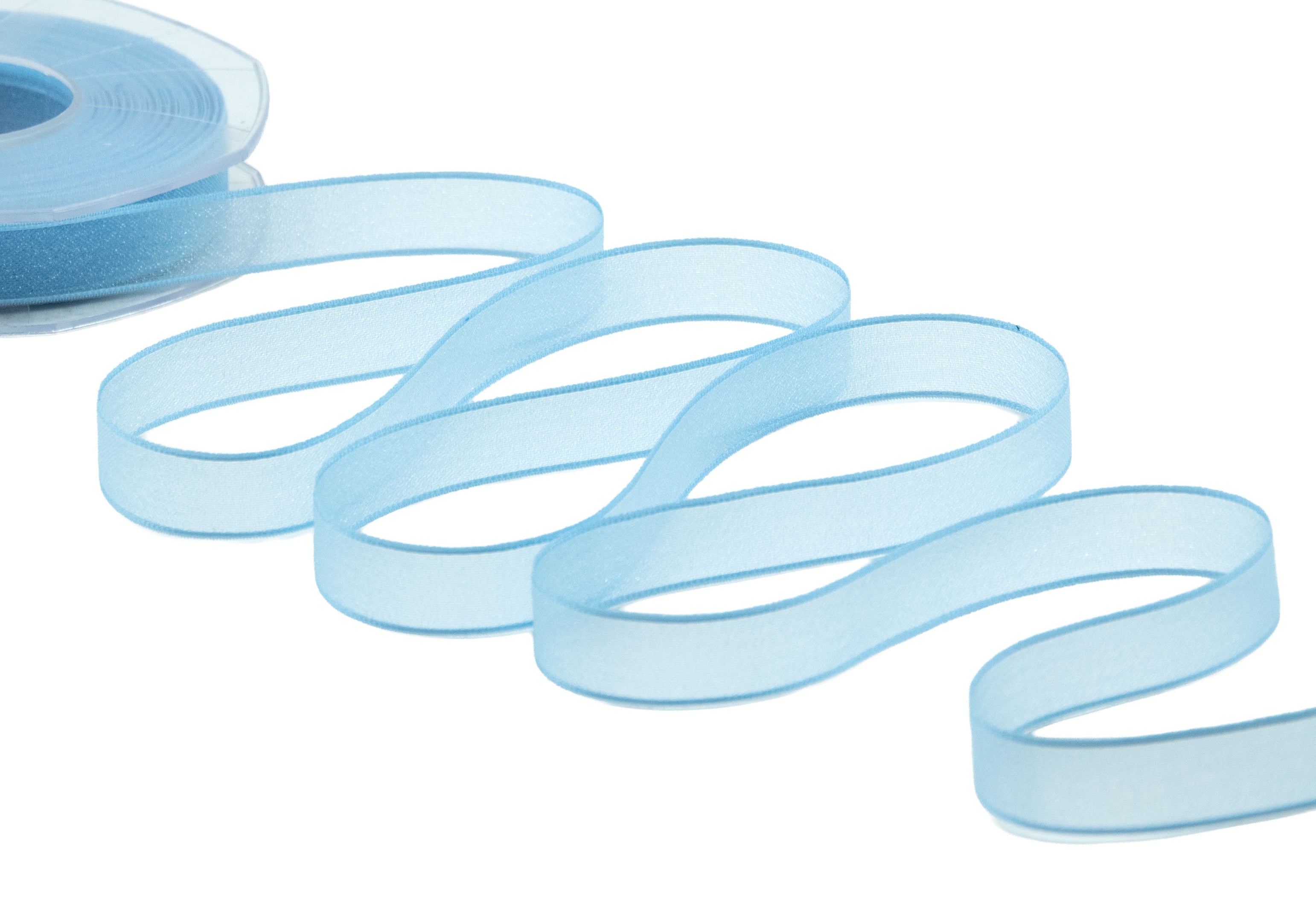 velo luminoso 15 mm azzurro baby