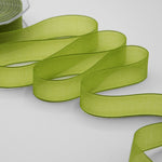 velo luminoso 25 mm verde pistacchio