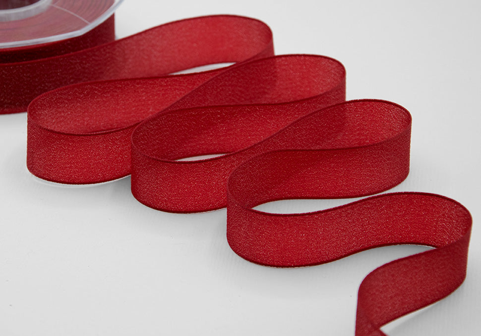 velo luminoso 25 mm rosso