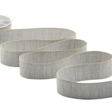 tela canovaccio 25 mm grigio scuro