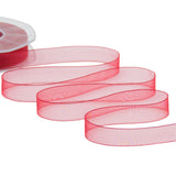 organza opaca 17 mm rosso