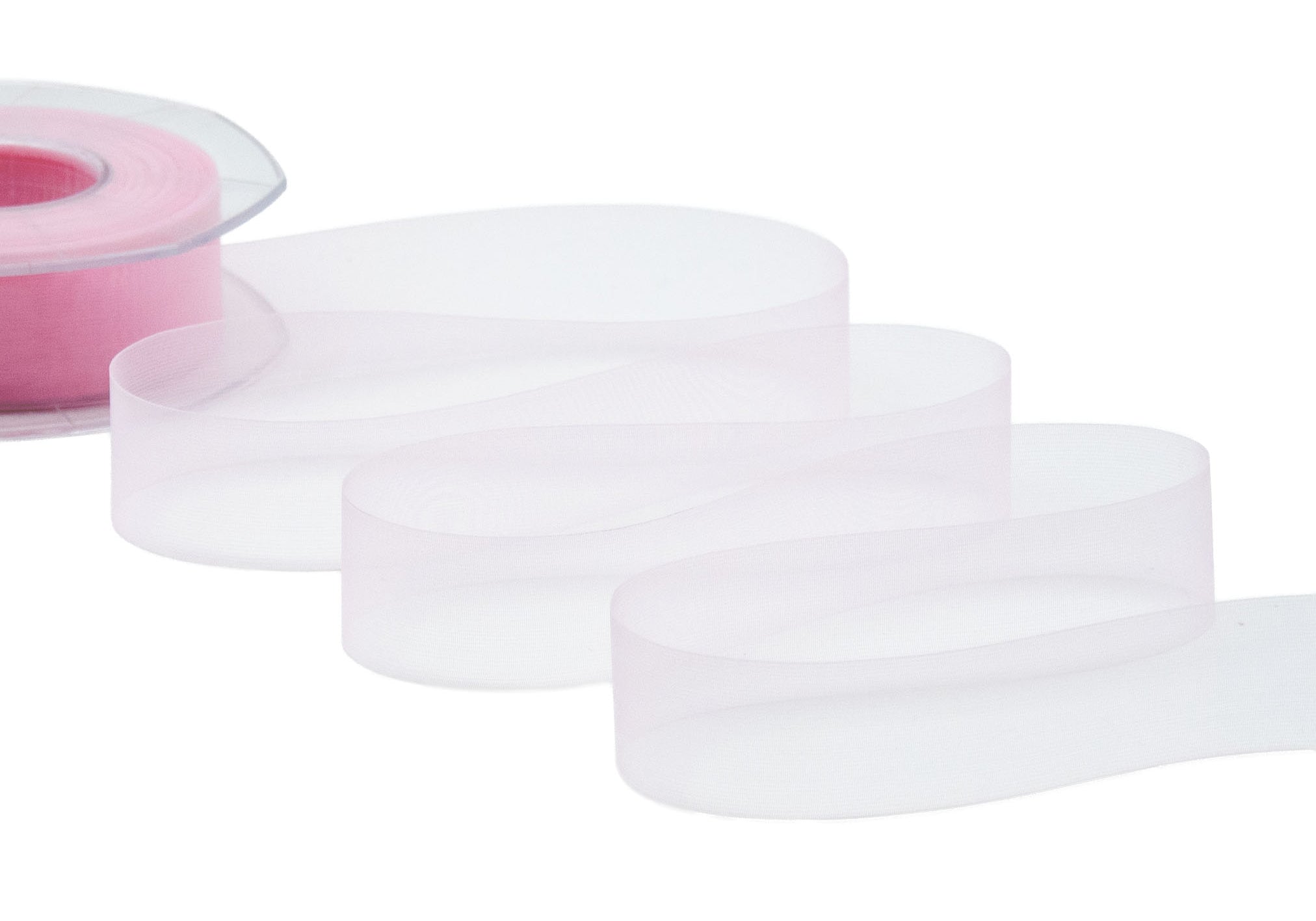 organza opaca 27 mm rosa baby