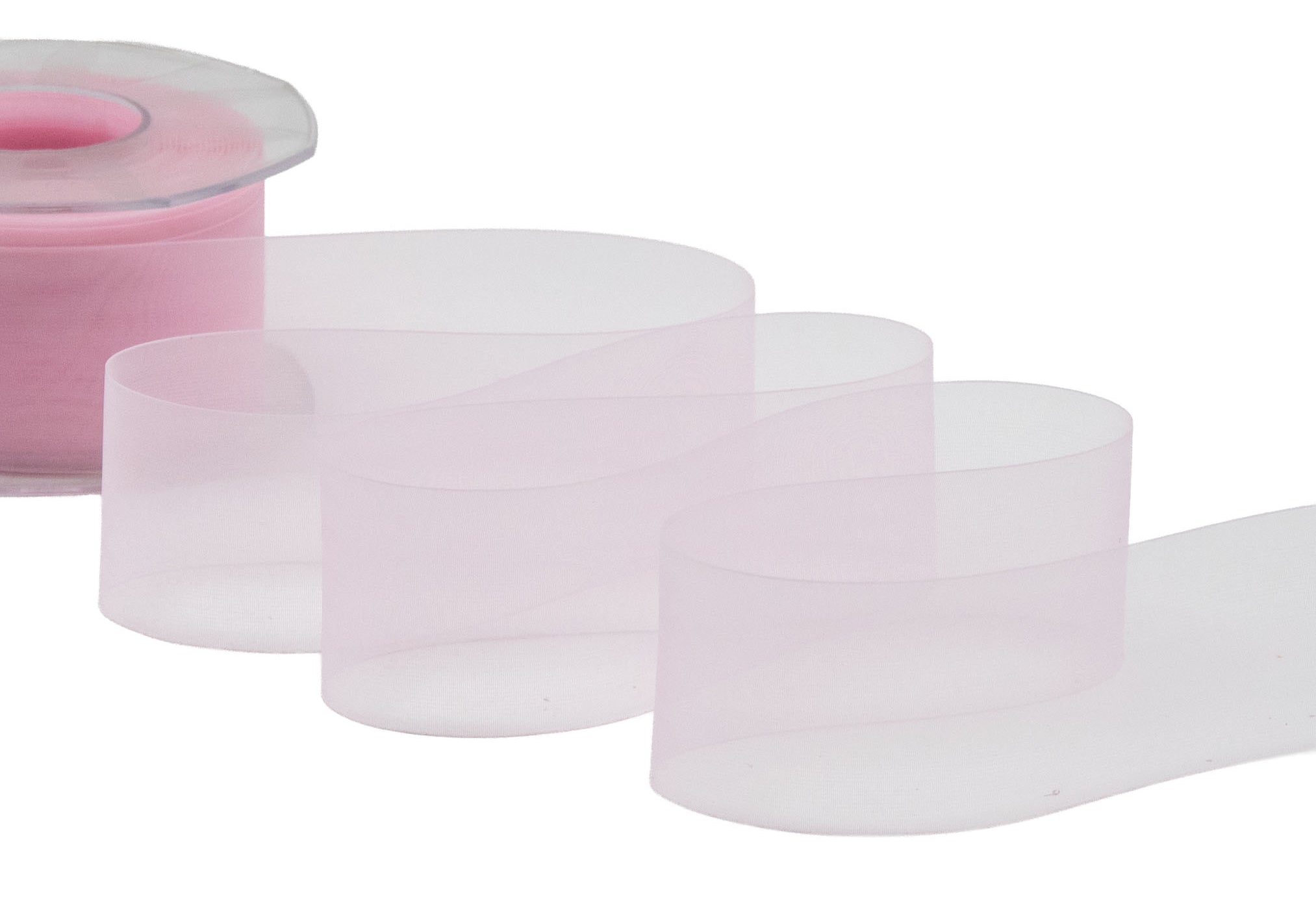 organza opaca 45 mm rosa baby